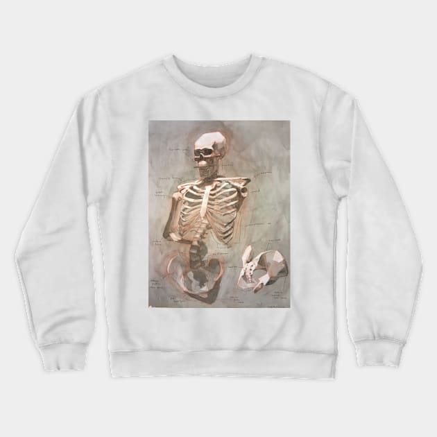 A Skeletal Study Crewneck Sweatshirt by KiellR